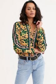 Amelia Contrast Shirt at Free People