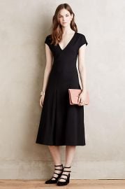 Amelia Dress in Black at Anthropologie