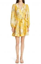 Amelie Floral Linen Wrap Dress by Zimmermann at Nordstrom