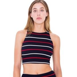 American Apparel Tops Womens American Apparel Red White Blue Striped Crop Top Small Poshmark at Poshmark