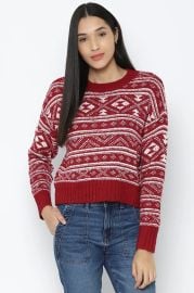 American Eagle Fair Isle Snowdrift Sweater at American Eagle