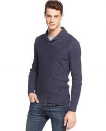 American Rag Marled Shawl-Collar Sweater at Macys