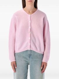 American Vintage Vitow button-front Cardigan Pink at Farfetch
