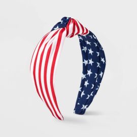 Americana Stars And Stripe Knot Headband Target at Target