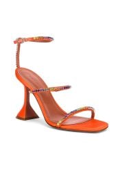 Amina Muaddi Shoes Gilda Rainbow Sandal at FWRD