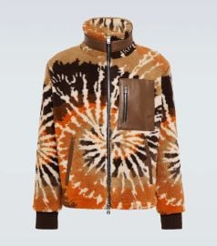 Amiri - Tie-dye polar fleece jacket at Mytheresa