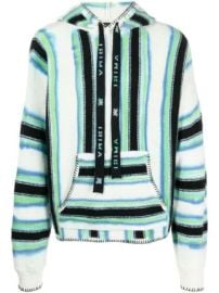 Amiri Baja Tie Dye striped hoodie at Farfetch