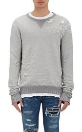 Amiri Distressed Shotgun Sweatshirt at Barneys