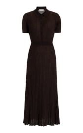 Amor Knit Midi Dress in Chocolate Cashmere Silk Gabriela Hearst at Gabriela Hearst