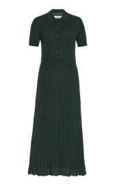 Amor Knit Midi Dress in English Green Cashmere Silk Gabriela Hearst at Gabriela Hearst