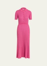 Amor Rib Knit Cashmere-Silk Midi Dress at Bergdorf Goodman