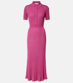 Amor cashmere and silk midi dress at Mytheresa