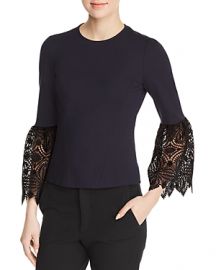 Amora Lace Cuff Blouse by Elie Tahari at Bloomingdales