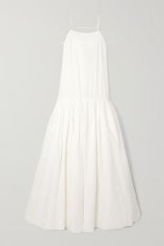 Amour Linen Jacquard Gown by Jacquemus at Net A Porter