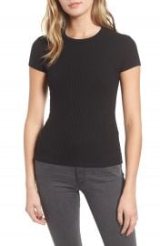 Amour Vert Diana Ribbed Tee at Nordstrom