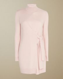 Amrita Tie Detail Knit Tunic Dress  at Ted Baker