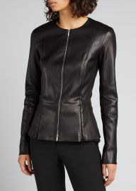 Anasta Leather Jacket by The Row at Bergdorf Goodman