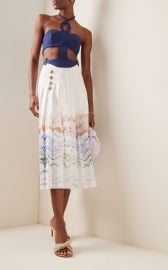 Anchor Aweigh Stretch-Cotton Midi Dress By Rosie Assoulin at Moda Operandi