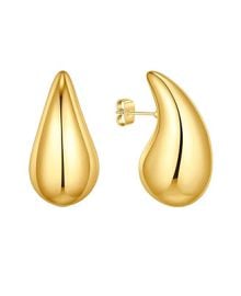 And Now This 18K Gold Plated or Silver Teardrop Small Teardrop Stud Earrings - Macys at Macys