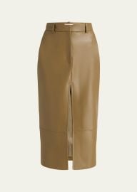 Anden Leather Midi Skirt at Bergdorf Goodman