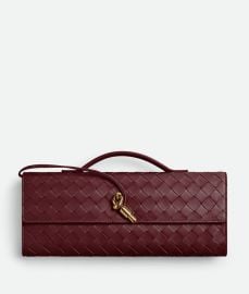 Andiamo Clutch in BAROLO Bottega Veneta US at Bottega Veneta