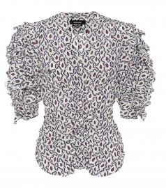 Andora printed silk top at Mytheresa