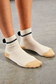 Andre Rib Pom Socks at Free People