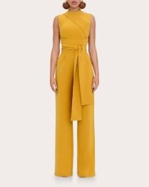 Andrea Iyamah Edar Sash-Tie Jumpsuit Olivela at Olive LA