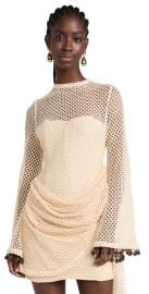 Andrea Iyamah Egu Crochet Dress Butter L at Shopbop