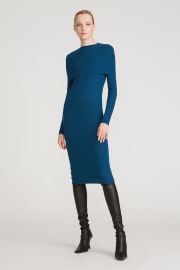 Andrea Merino Knit Dress in Chalk at Halston