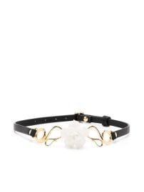 Andres Gallardo Thorn Leather Choker Necklace - at Farfetch