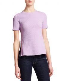 Angel Side-Zip Ribbed Tee at Saks Fifth Avenue