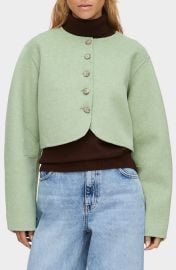 Angelina Wool Blend Crop Jacket at Nordstrom