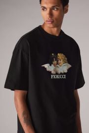 Angels T shirt in Black at Fiorucci