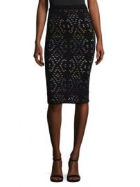 Ani Multicolor Pointelle Pencil Skirt by Alice   Olivia at Gilt at Gilt