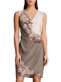 Anika Floral Dress at All Saints