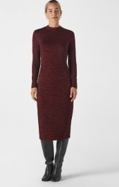 Animal Jersey Jacquard Dress at Whistles