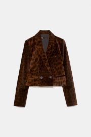 Animal Print Blazer by Zara at Zara