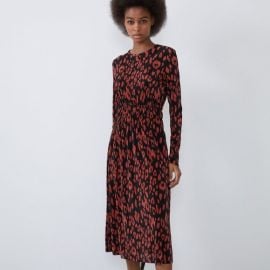 Animal Print Dress at Zara