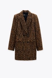 Animal Print Frock Coat by Zara at Zara