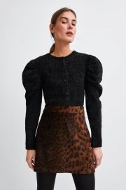 Animal Print Mini skirt by Zara at Zara