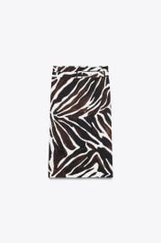 Animal Print Pencil Skirt Zw Collection at Zara