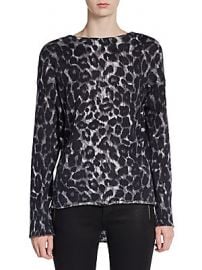 Animal Print Sweater at Saks Off 5th