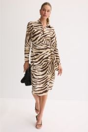 Animal Print Wrap Midi Dress by Lauren Ralph Lauren Rent the Runway at Rent the Runway