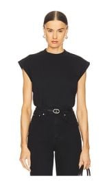 Anine Bing Caspen Tee In Black at Revolve