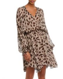 Anine Bing Elliana Leopard-Printed Silk Dress Women - Bloomingdale s at Bloomingdales