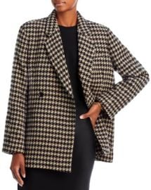 Anine Bing Kaia Houndstooth Blazer Bloomingdales at Bloomingdales