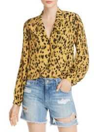 Anine Bing Lilah Cheetah-Printed Silk Shirt Women - Bloomingdale s at Bloomingdales