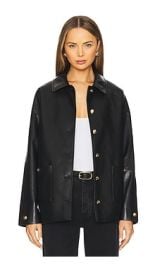 Anine Bing Luca Jacket In Black at Revolve