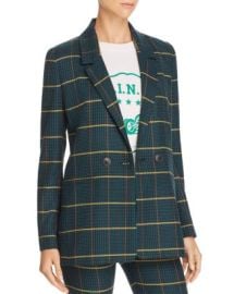 Anine Bing Madeleine Plaid Blazer Bloomingdalex27s Women at Bloomingdales